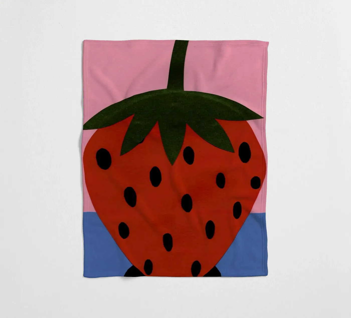 Strawberry fleecedeken van Rosi Feist