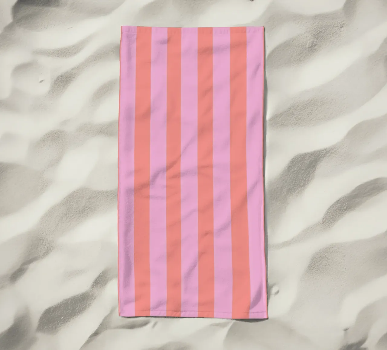 Retro Streifen Lila Rosa telo mare da BAINAI KIDS