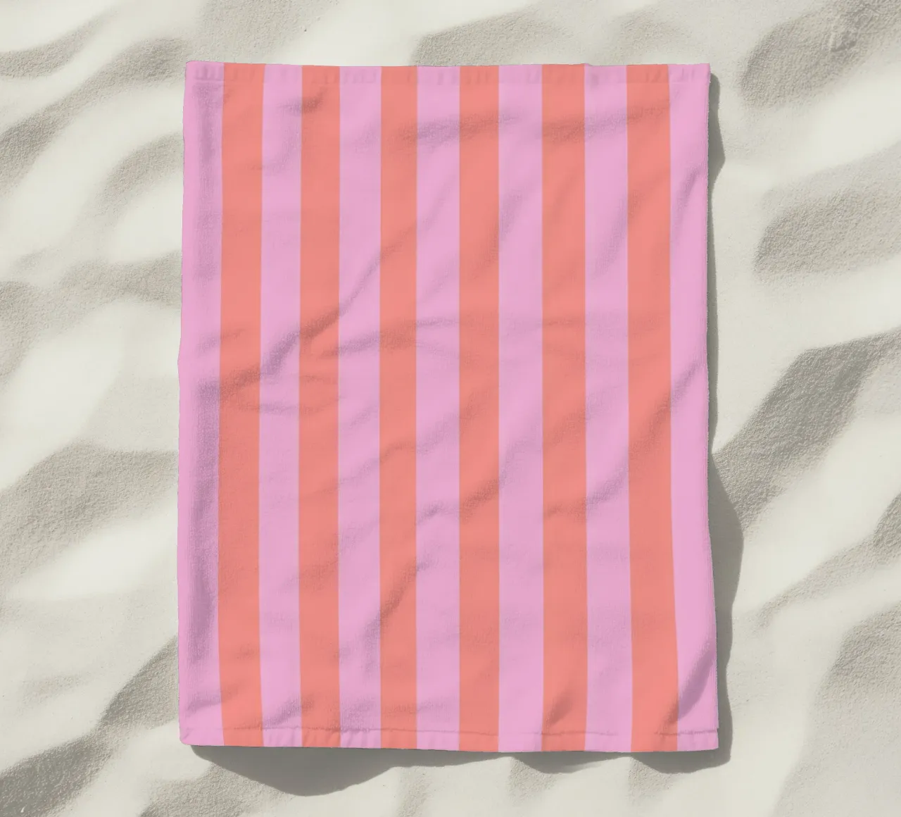 Retro Streifen Lila Rosa telo mare da BAINAI KIDS