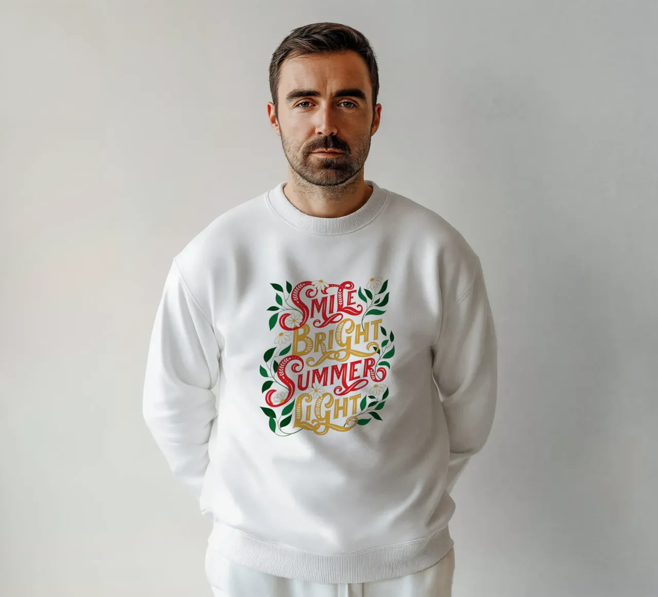 Lächeln Helles Sommerlicht Sweatshirt von easternspringco