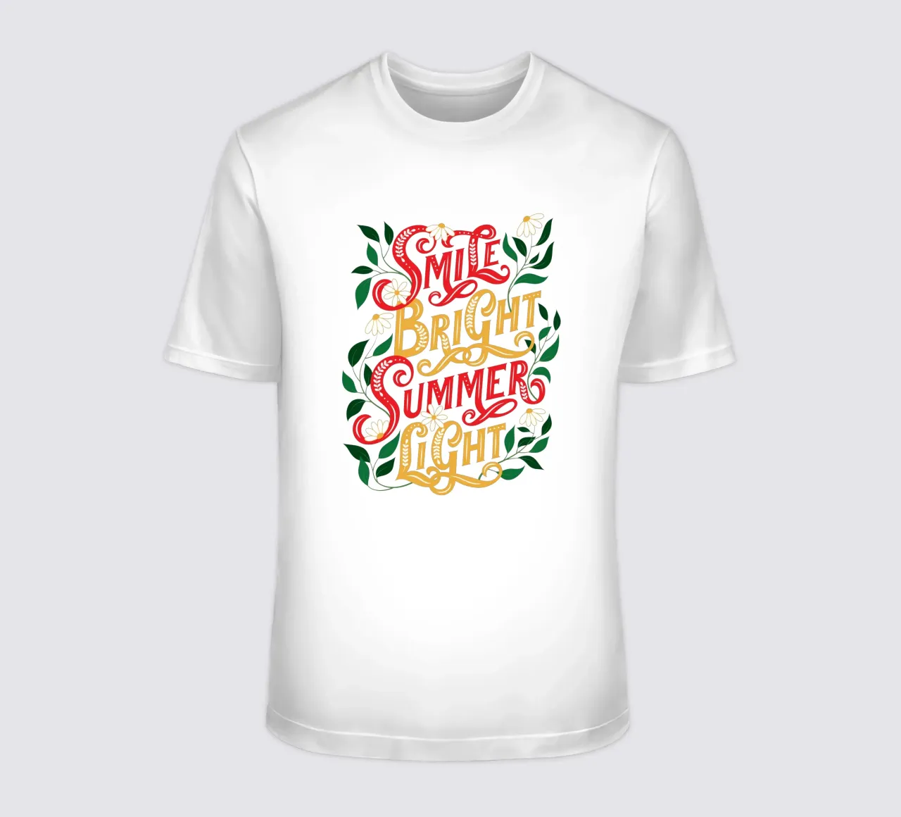 Smile Bright Summer Light t-shirt by easternspringco