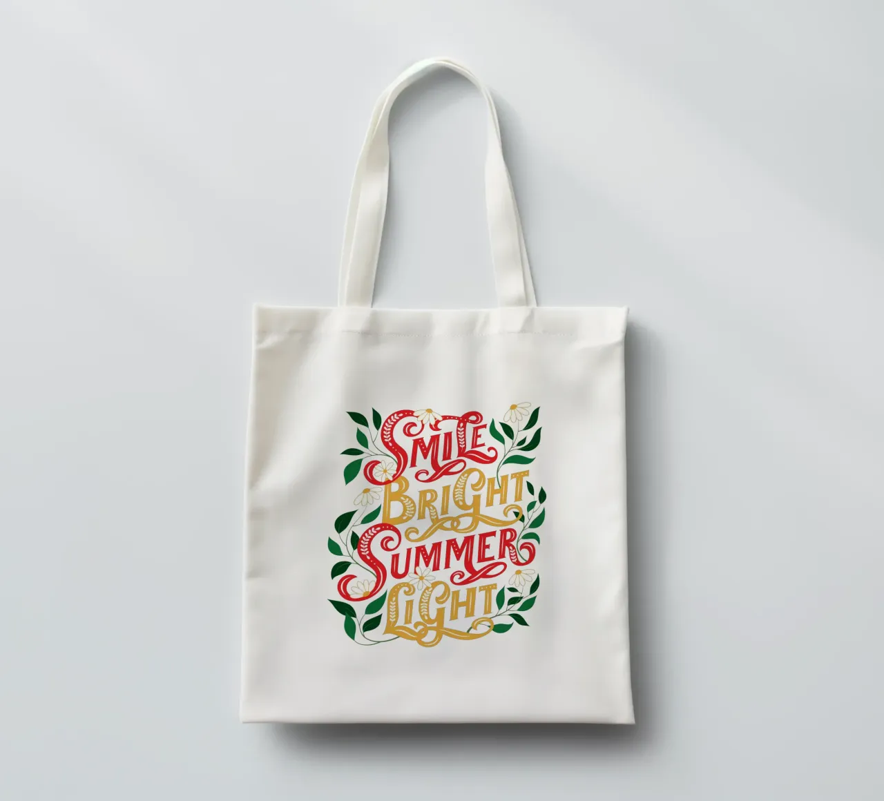 Smile Bright Summer Light tote bag by easternspringco