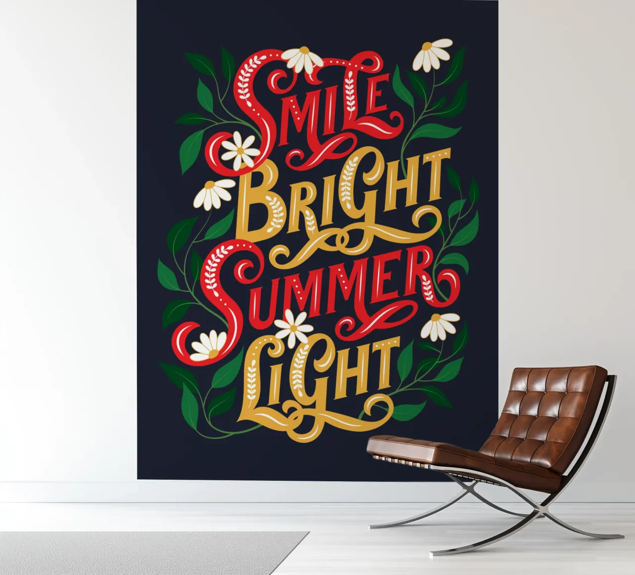 Lächeln Helles Sommerlicht Fototapete von easternspringco