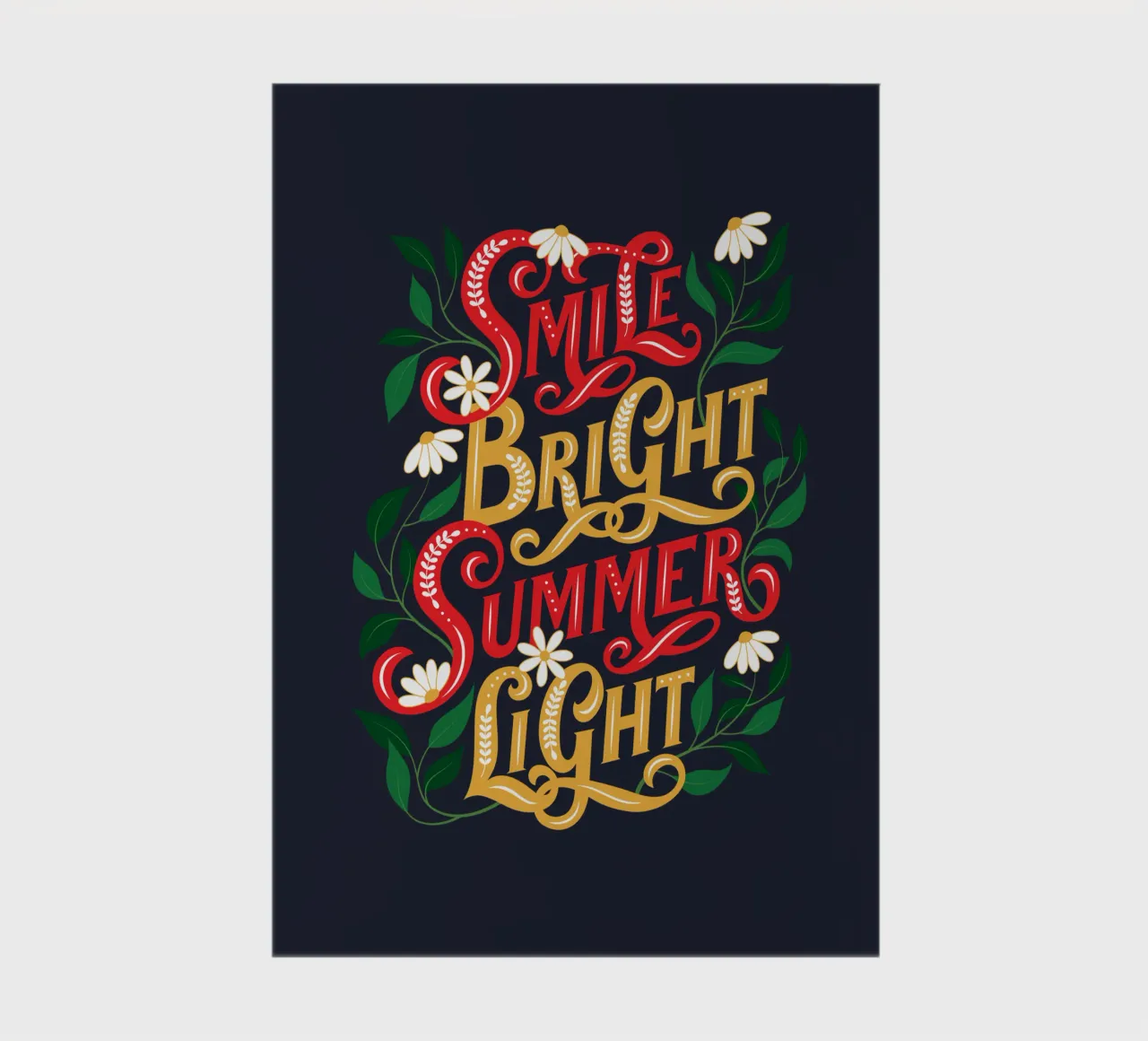 Smile Bright Summer Light notebook by easternspringco