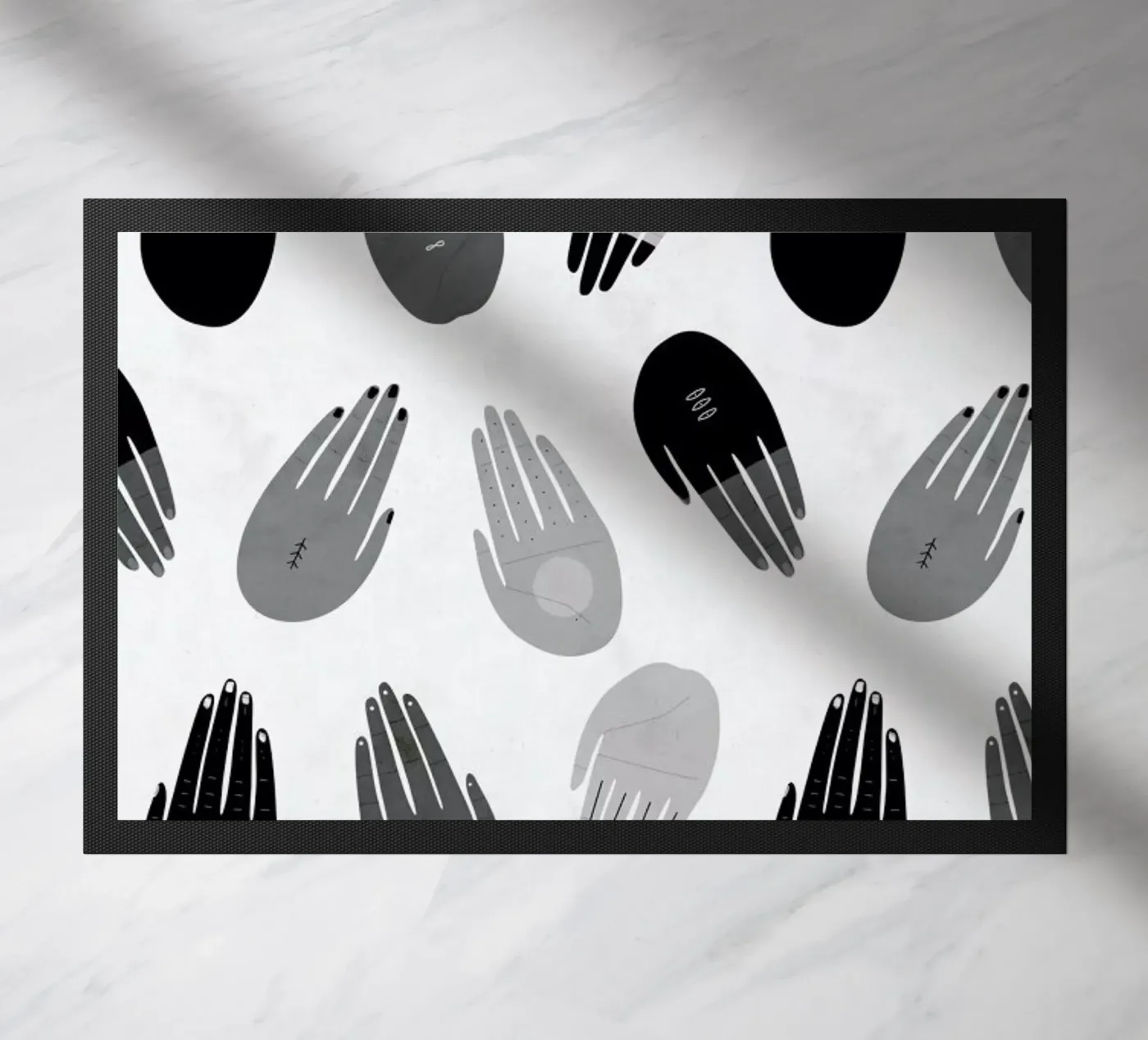 High 5 doormat by STUDIO LEEMO