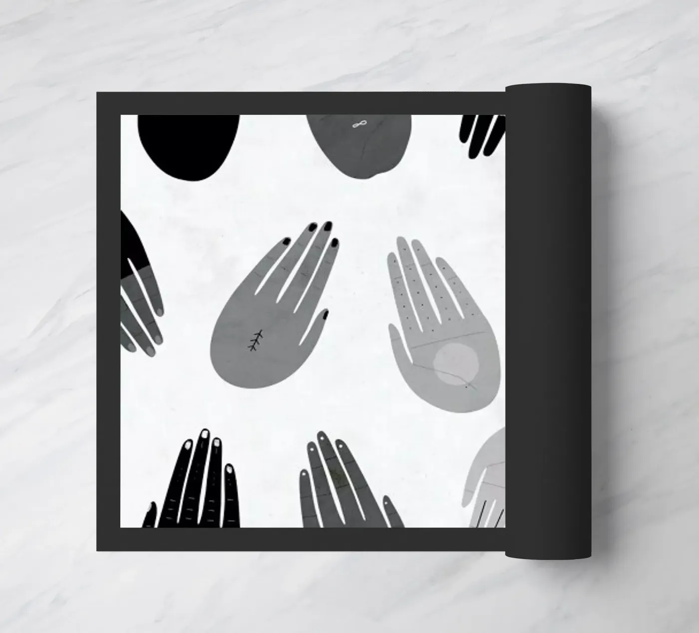 High 5 doormat by STUDIO LEEMO