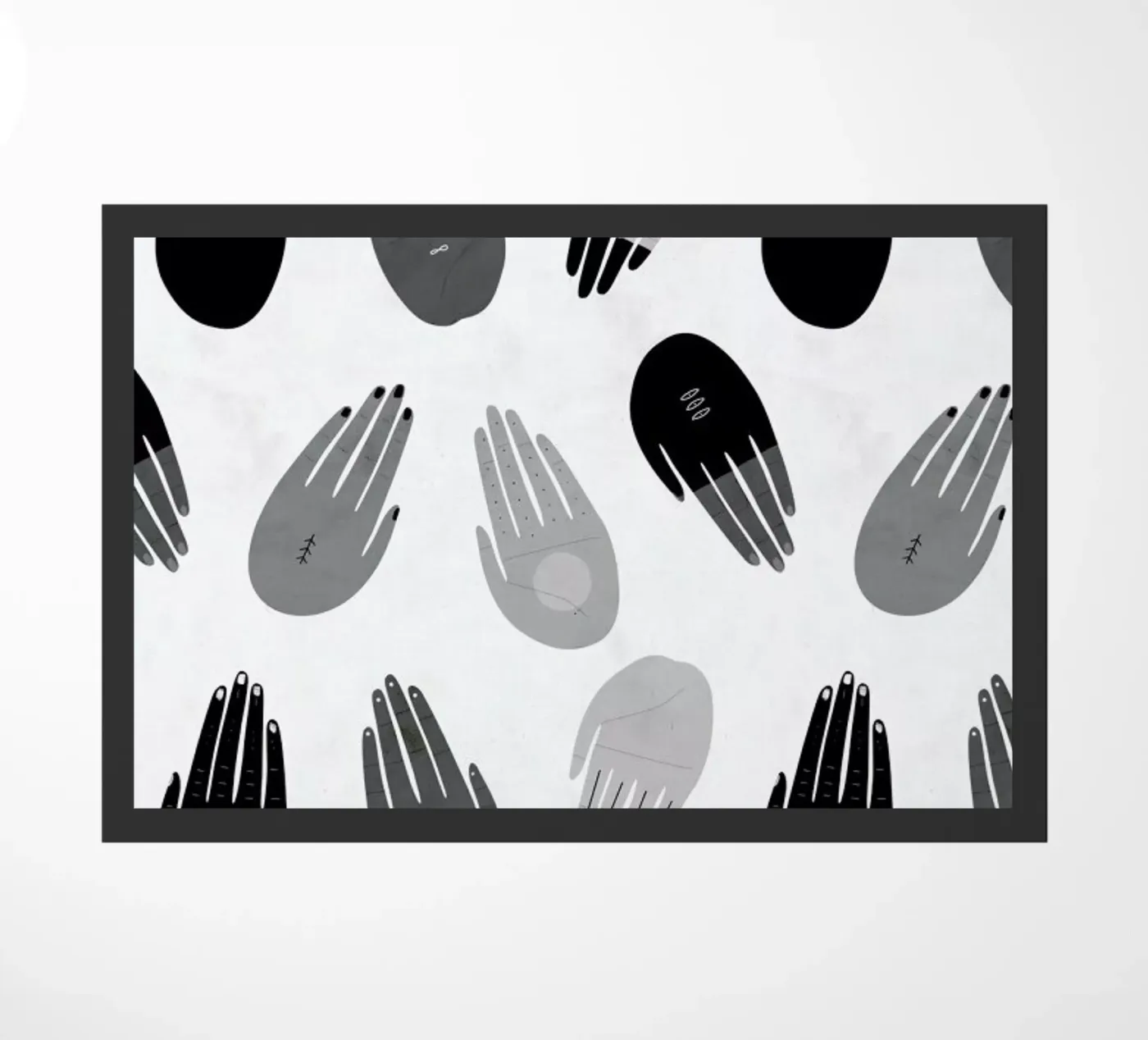 High 5 doormat by STUDIO LEEMO