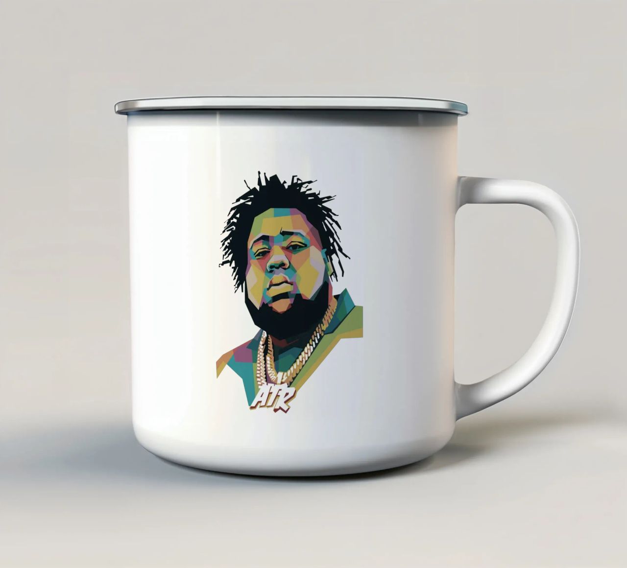 Onda Rod WPAP tazza in smalto da Alkahfsmart
