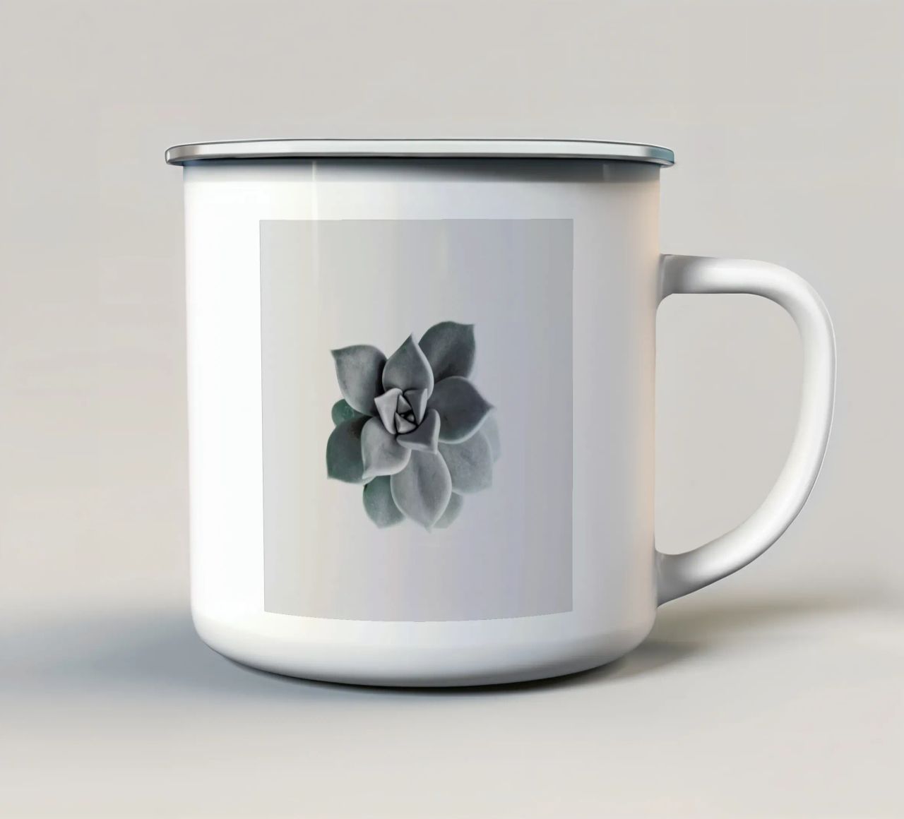 Succulent tazza in smalto da George Griefy