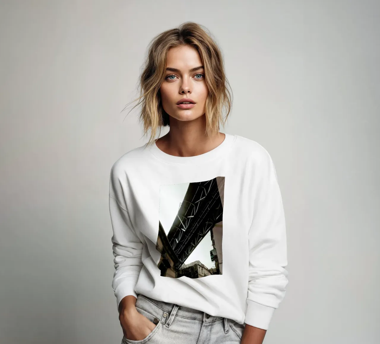 Bridge in Porto felpa da Sebastian Hilgetag