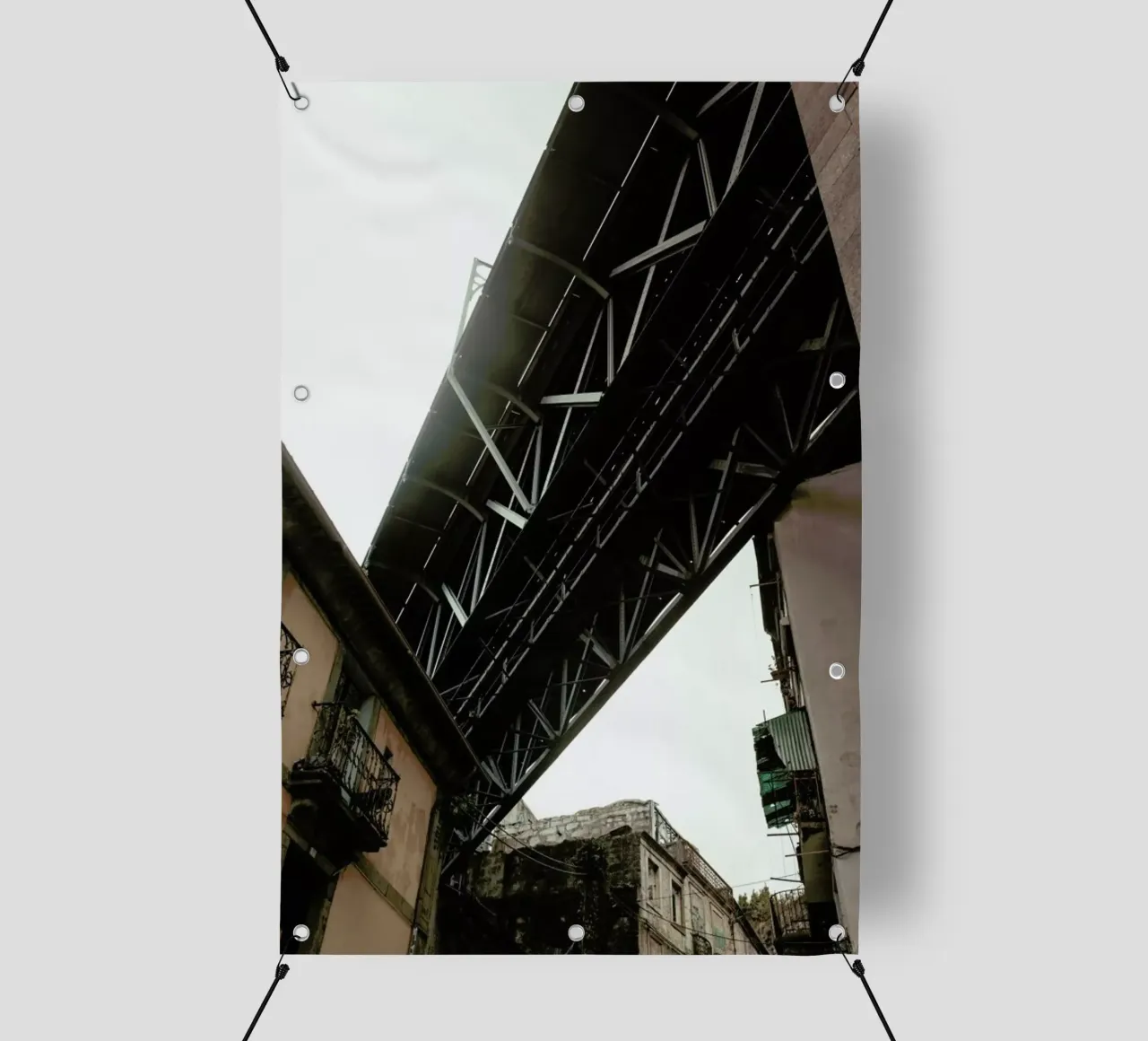 Bridge in Porto telo in pvc da Sebastian Hilgetag