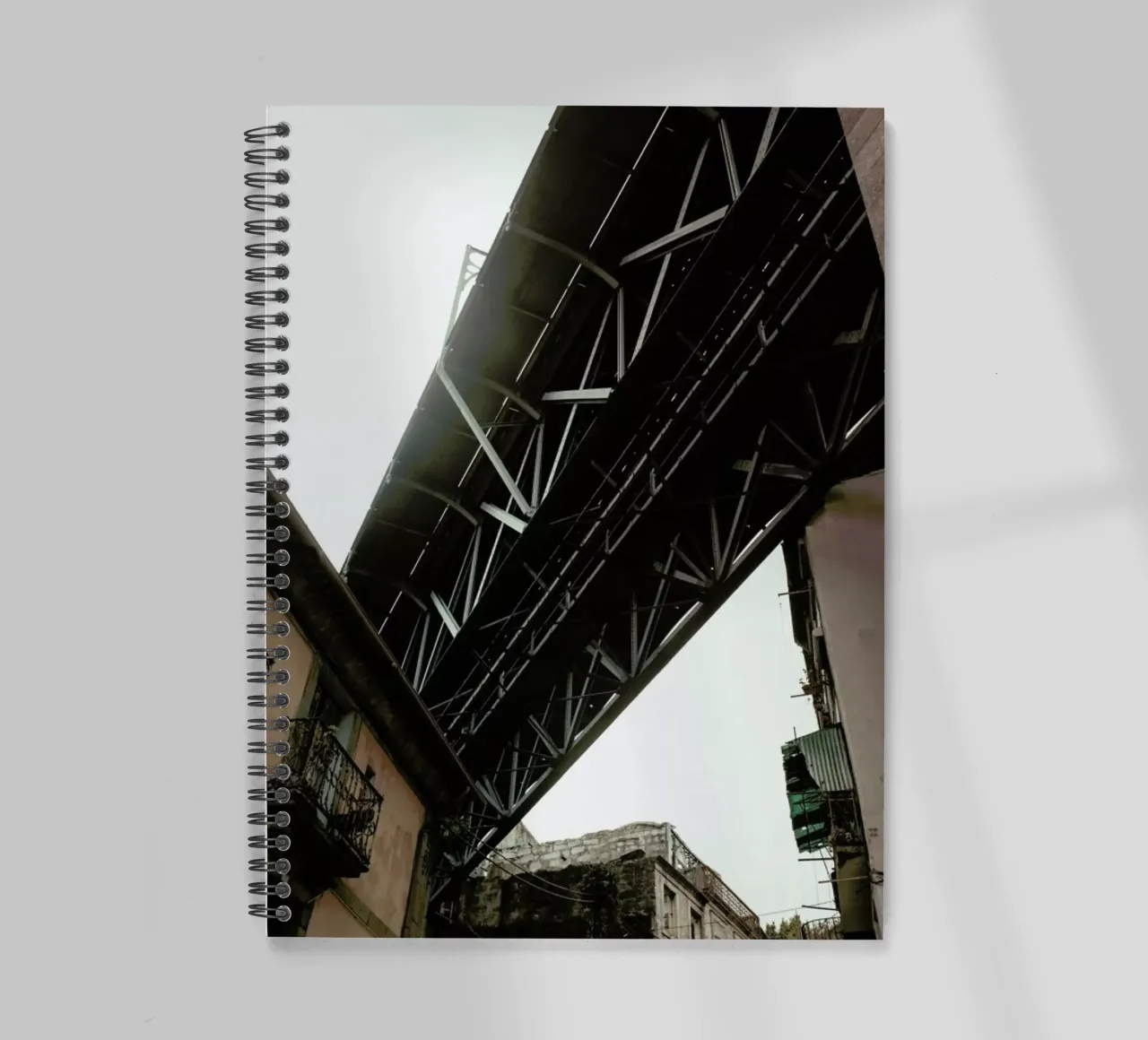 Bridge in Porto spiral notebook by Sebastian Hilgetag