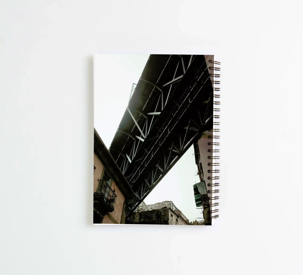 Bridge in Porto spiral notebook by Sebastian Hilgetag