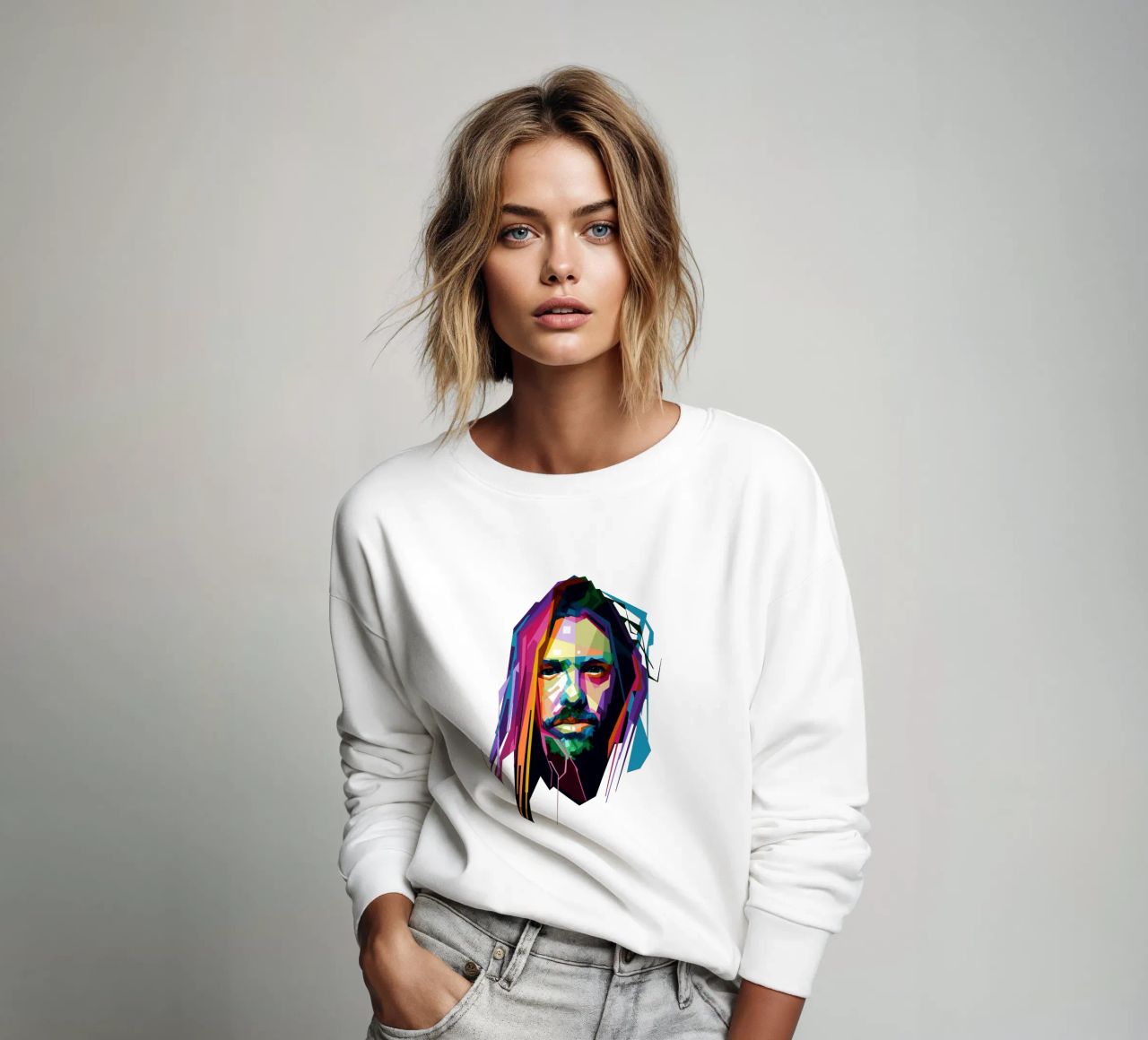 Taylor Hawkins in stile WPAP felpa da Alkahfsmart
