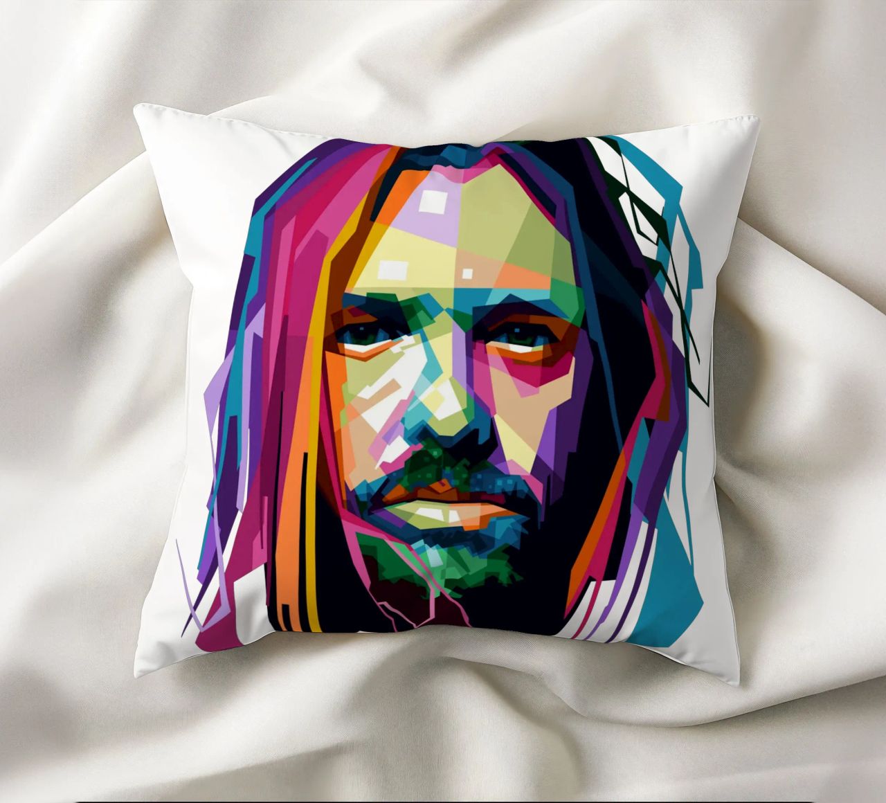 Taylor Hawkins in stile WPAP cuscino da Alkahfsmart