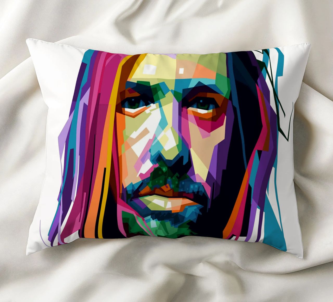 Taylor Hawkins in stile WPAP cuscino da Alkahfsmart