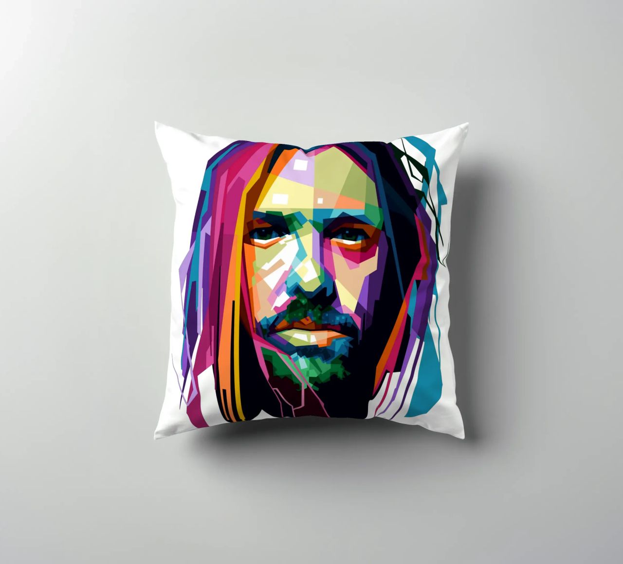 Taylor Hawkins in stile WPAP cuscino da Alkahfsmart