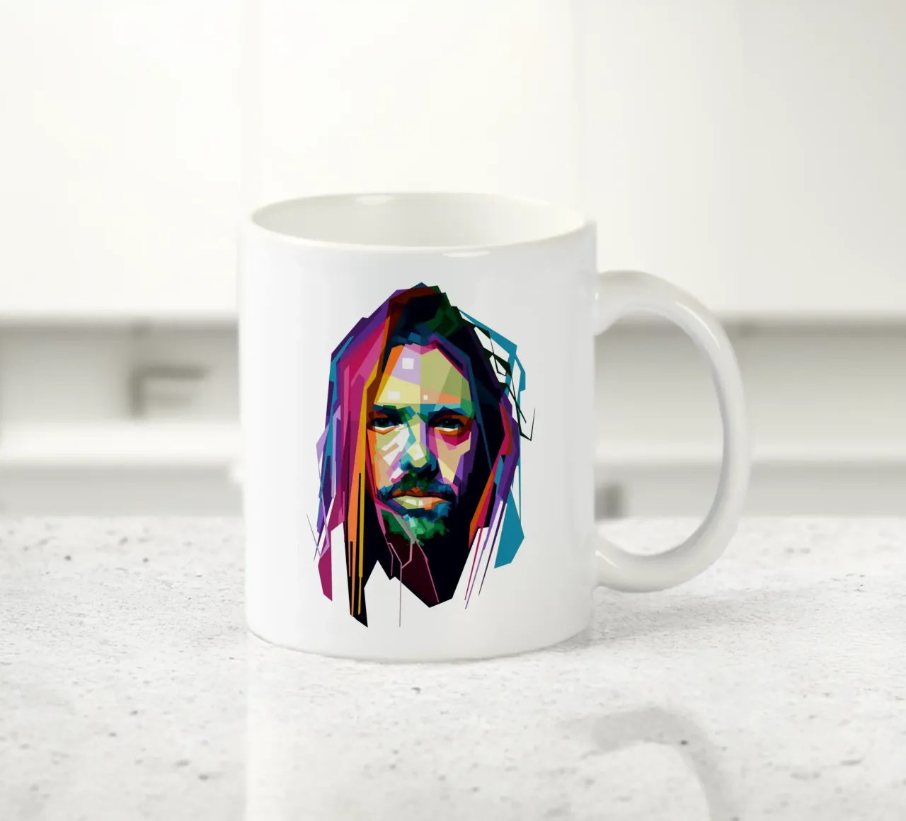 Taylor Hawkins in stile WPAP tazza in ceramica da Alkahfsmart