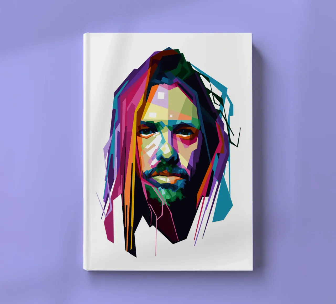 Taylor Hawkins in WPAP style notebook by Alkahfsmart