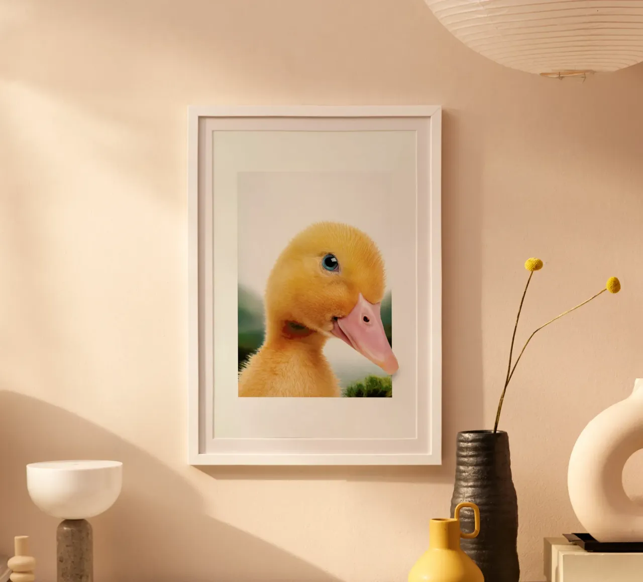 DUCKLING poster con telaio in plastica da JONAS LOOSE KIDS
