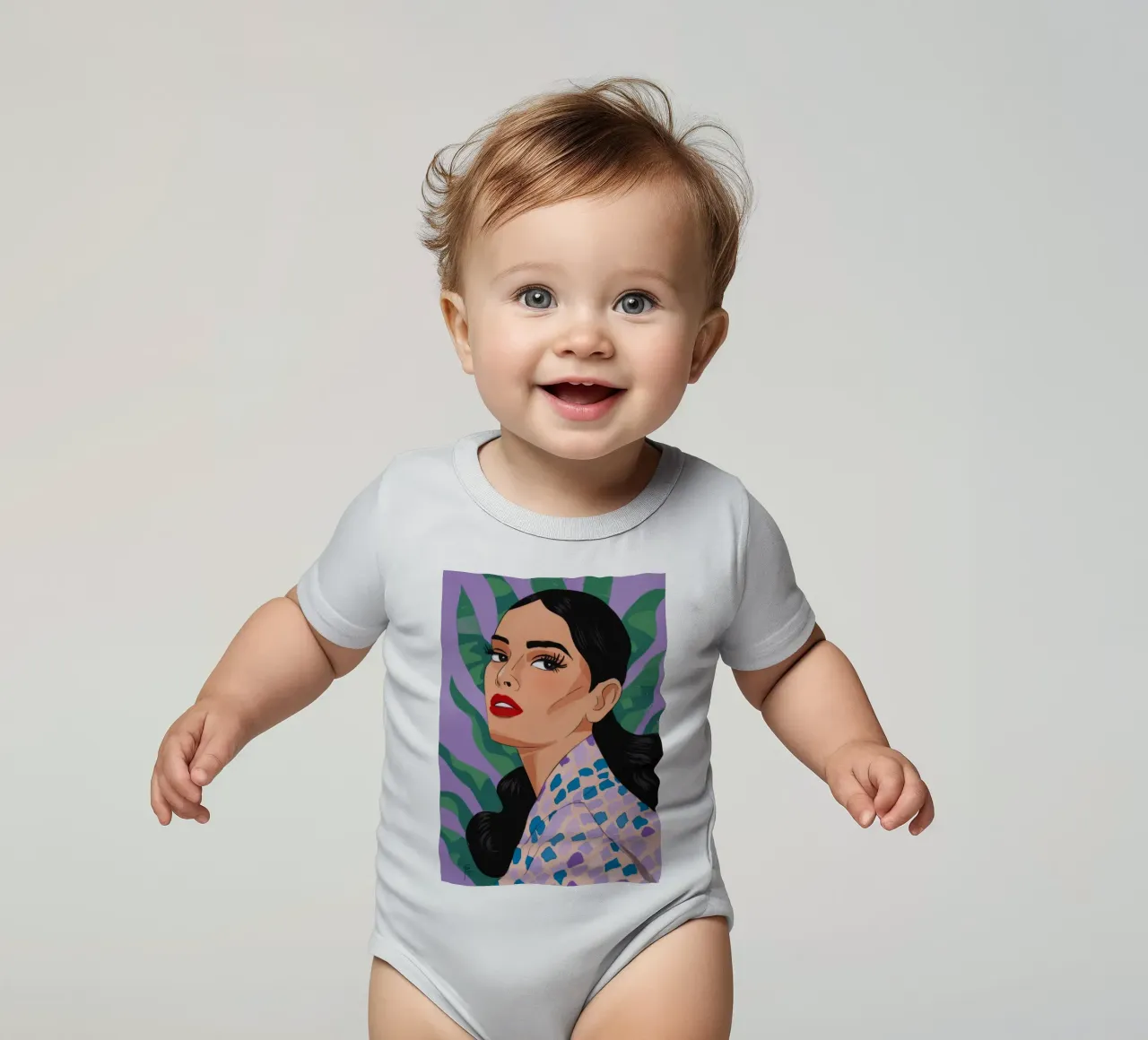 Élégance de la nature à motifs body bébé de Prism Palette