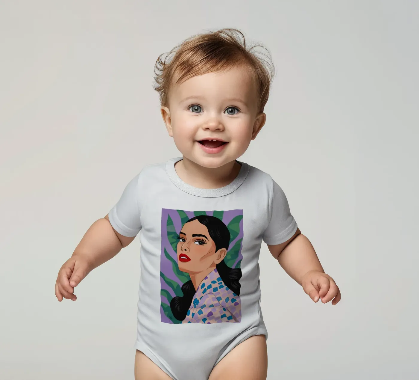 Élégance de la nature à motifs body bébé de Prism Palette