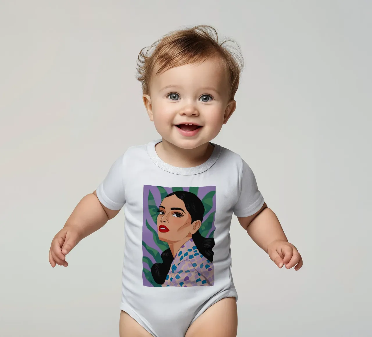 Élégance de la nature à motifs body bébé de Prism Palette