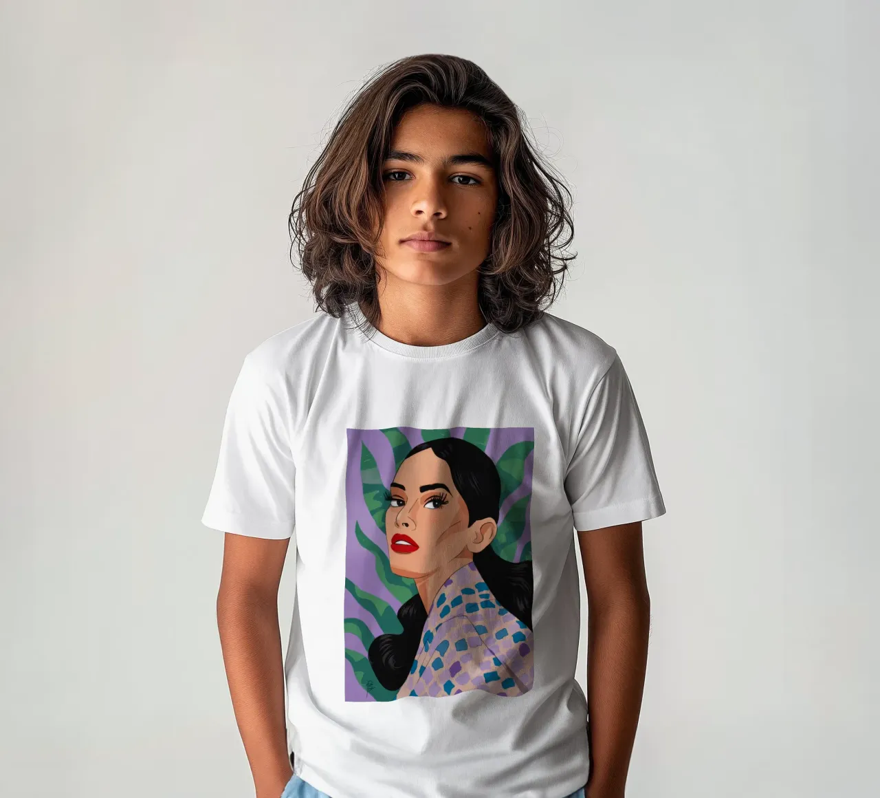 Eleganza della natura modellata t-shirt bambini da Prism Palette