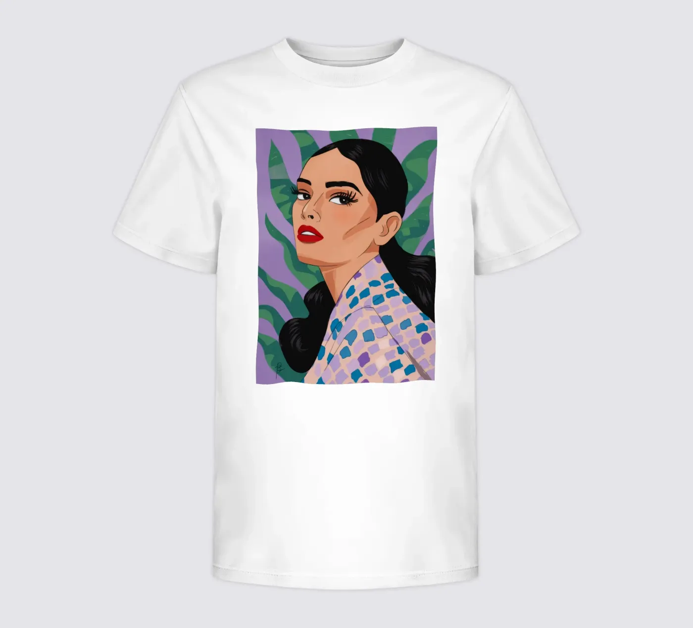 Patterned Nature Elegance kinder t-shirt van Prism Palette