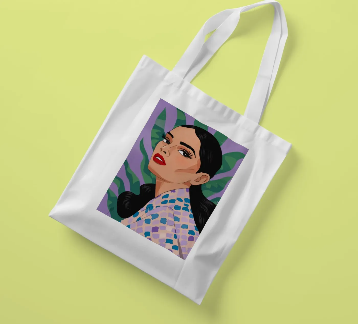 Patterned Nature Elegance tote bag by Prism Palette