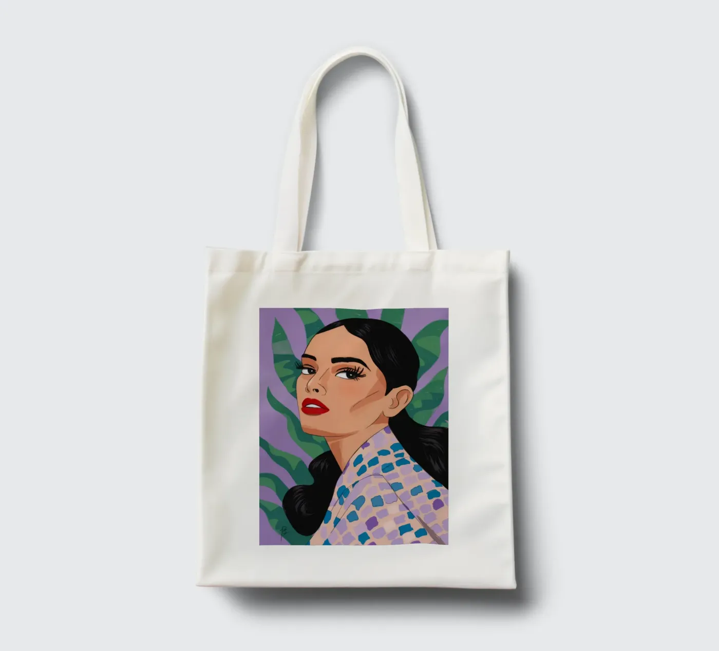 Patterned Nature Elegance tote bag by Prism Palette