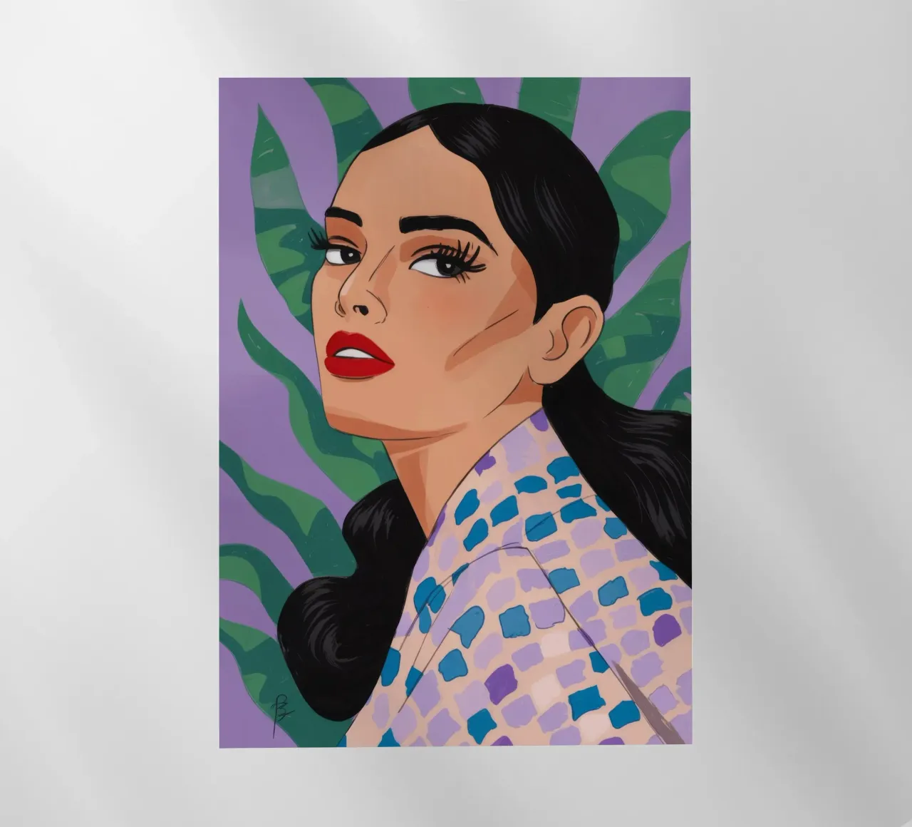 Eleganza della natura modellata pellicola backlit da Prism Palette