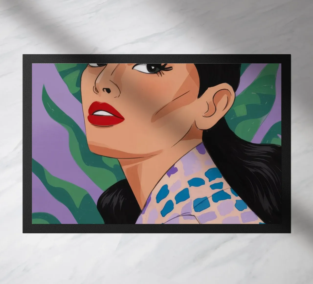 Patterned Nature Elegance doormat by Prism Palette