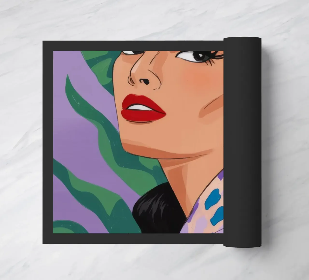 Patterned Nature Elegance doormat by Prism Palette