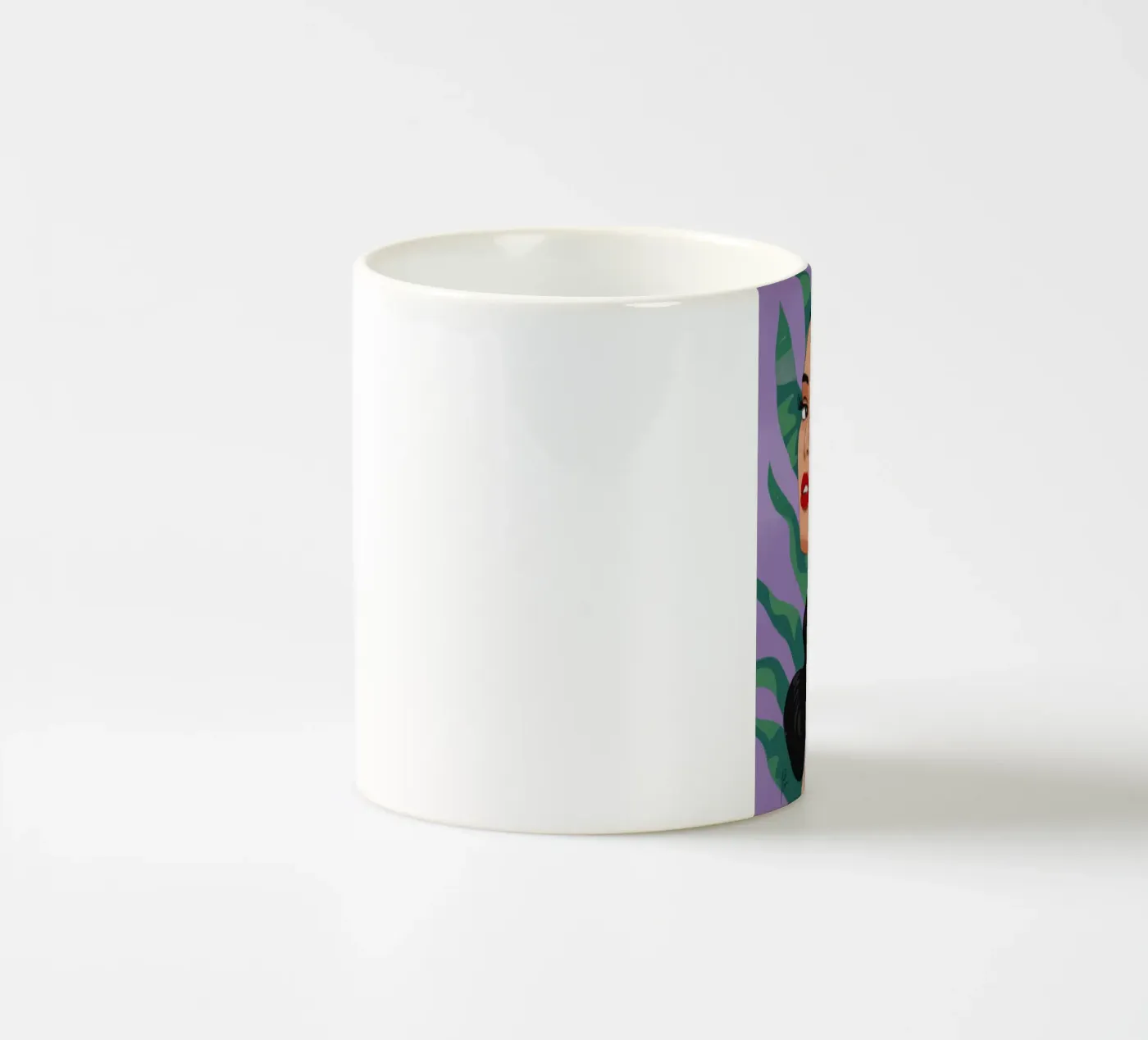 Patterned Nature Elegance ceramic mug by Prism Palette