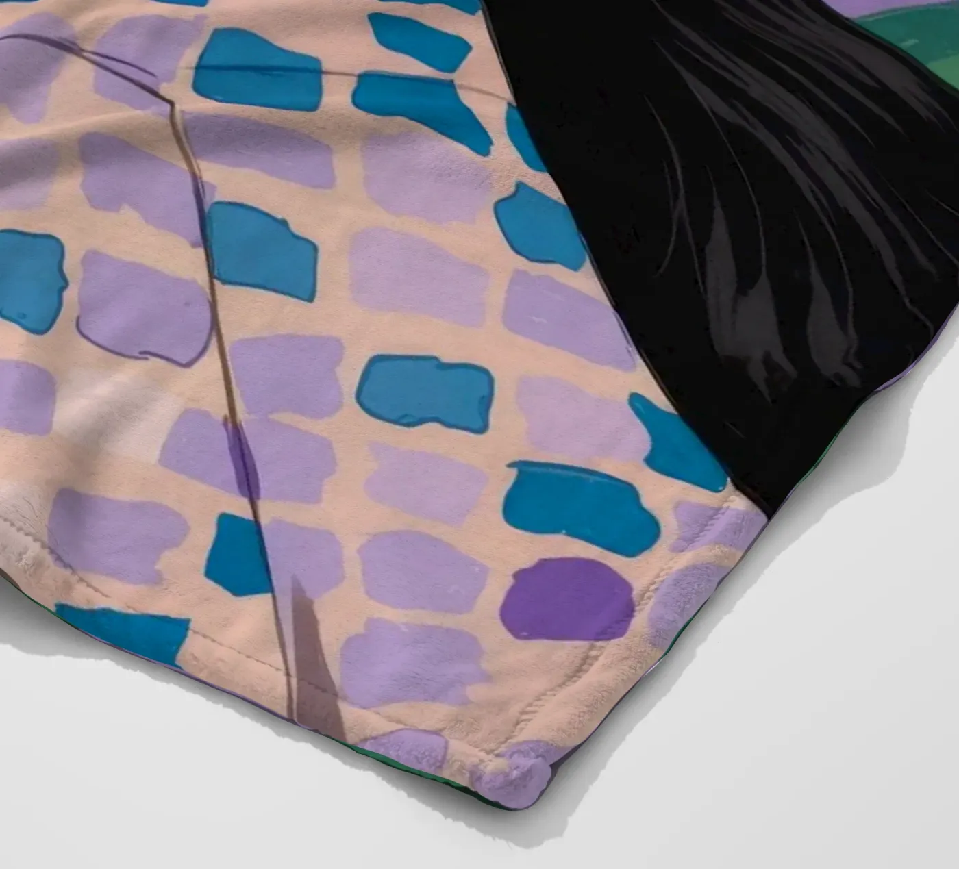 Patterned Nature Elegance fleece blanket by Prism Palette