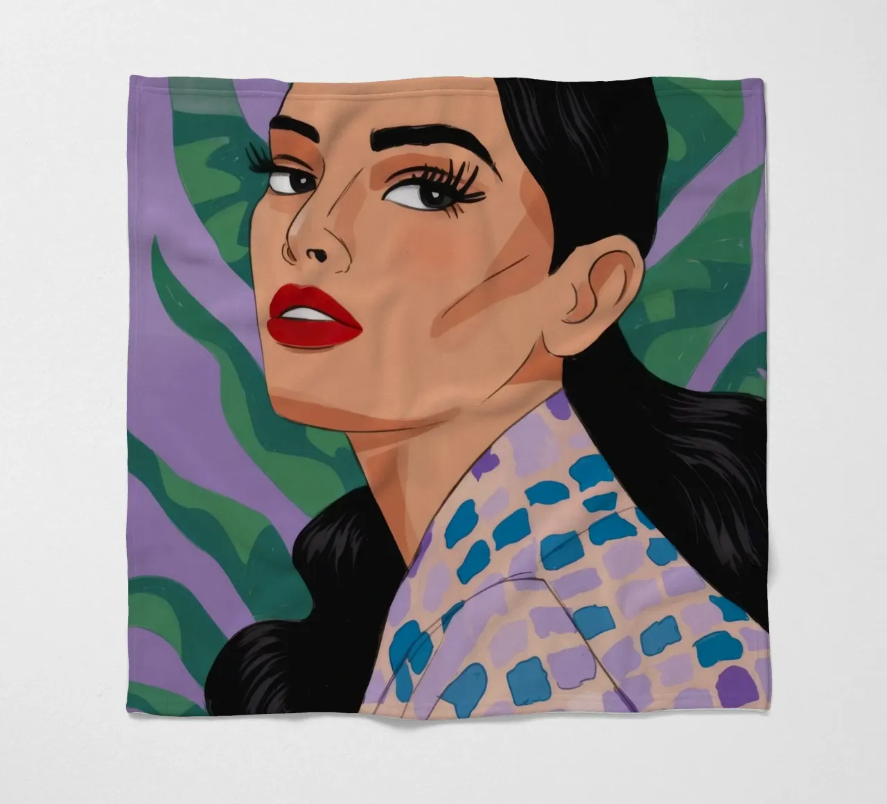 Natuur Elegantie fleecedeken van Prism Palette