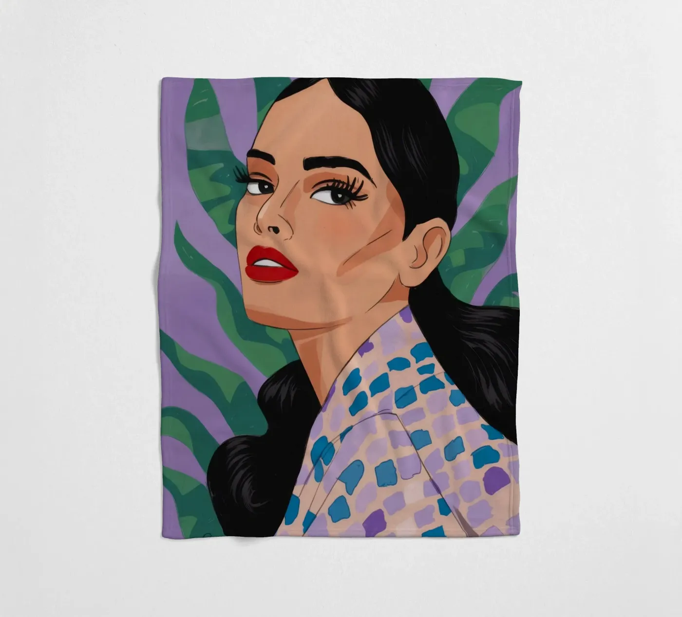 Patterned Nature Elegance Fleecedecke von Prism Palette