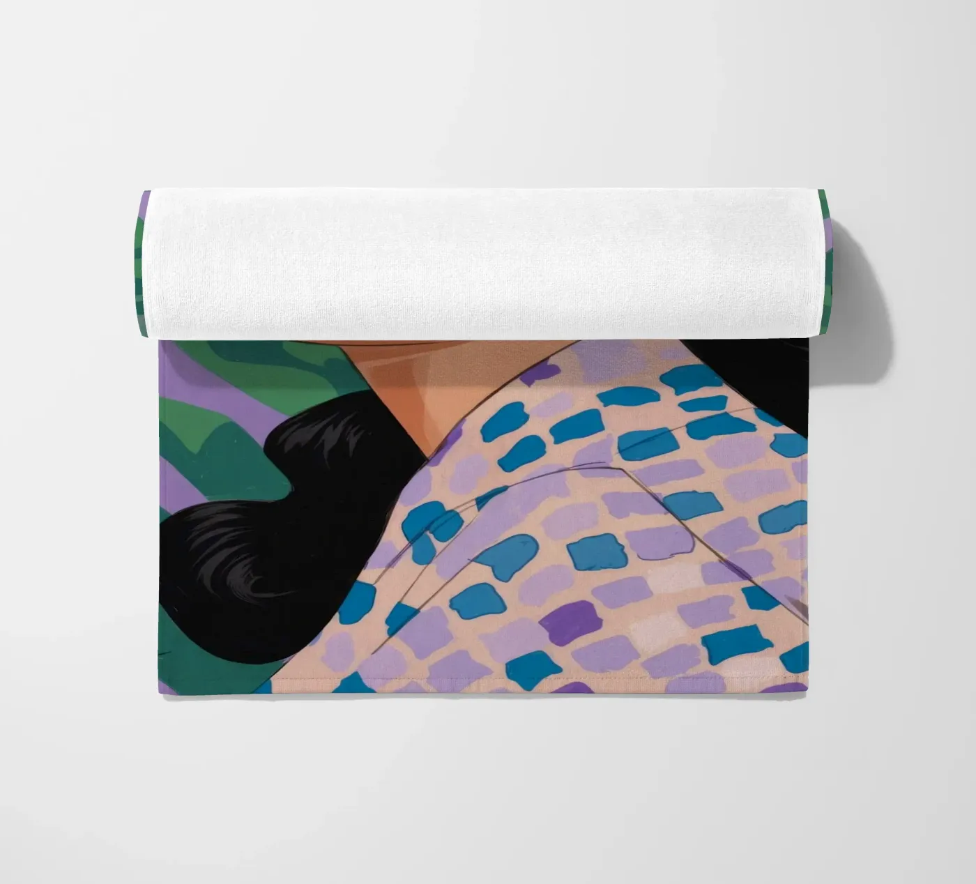 Natuur Elegantie strandhanddoek van Prism Palette