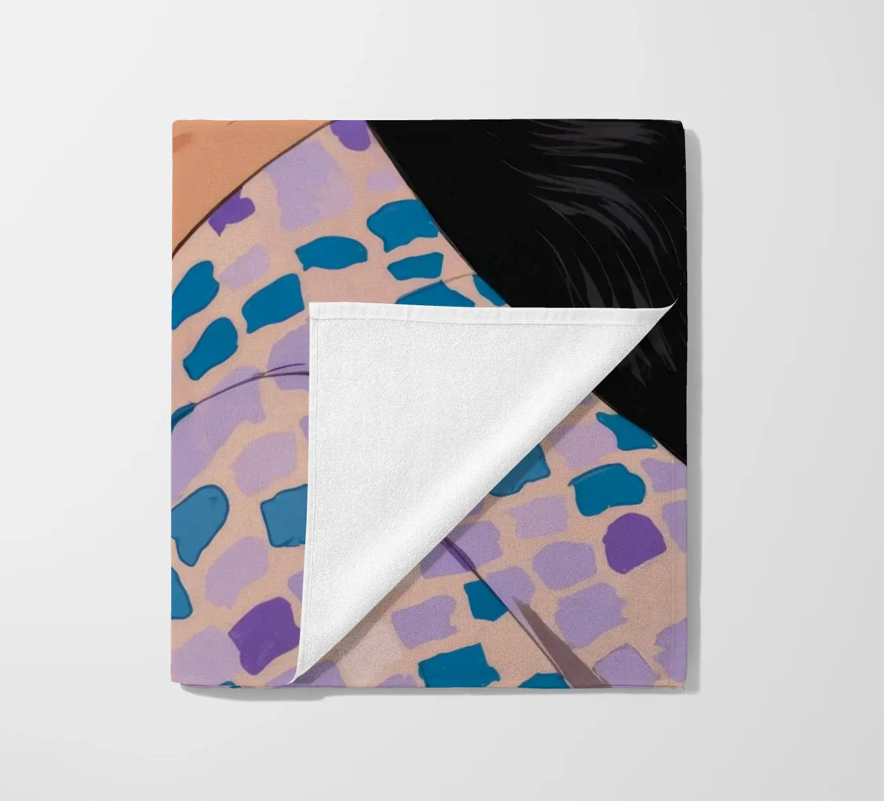 Patterned Nature Elegance beach towel by Prism Palette