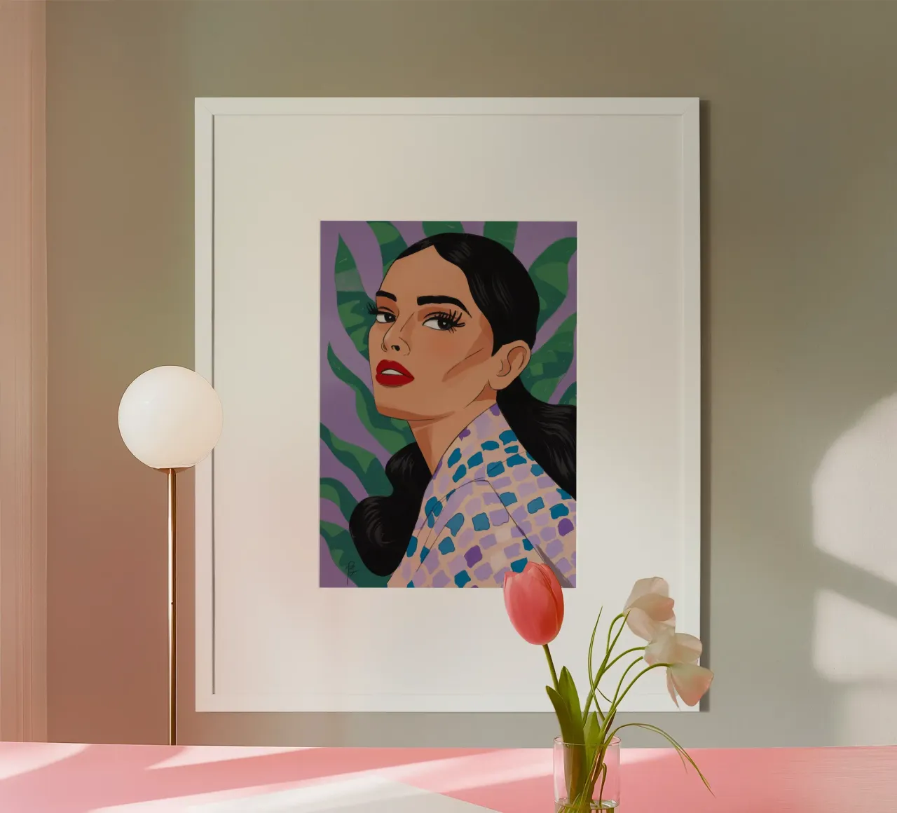 Patterned Nature Elegance poster by Prism Palette