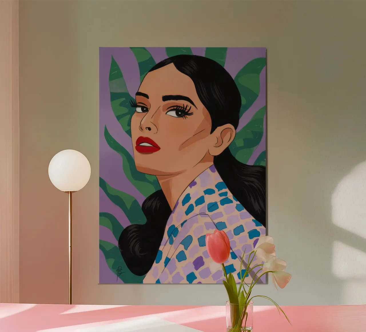 Patterned Nature Elegance poster by Prism Palette