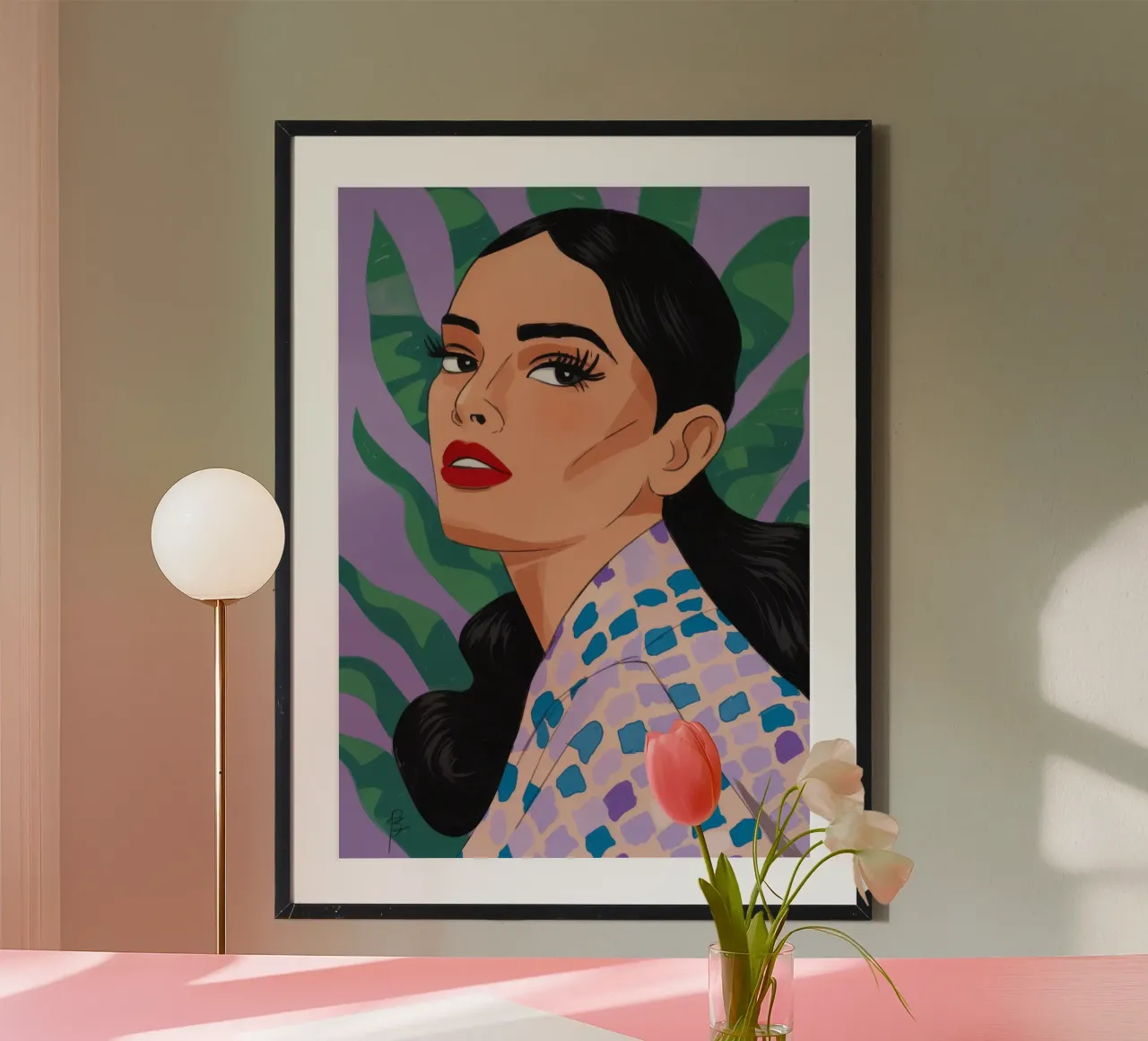 Patterned Nature Elegance poster by Prism Palette