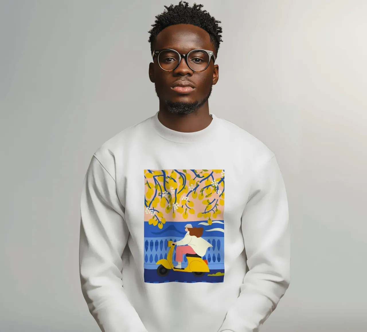 Vrolijk ochtendfeest sweatshirt van Prism Palette