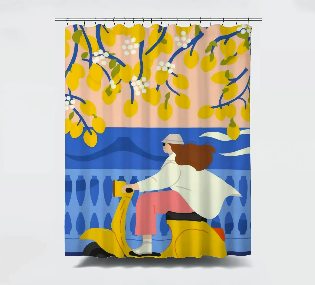 Allegro banchetto mattutino tenda da doccia da Prism Palette
