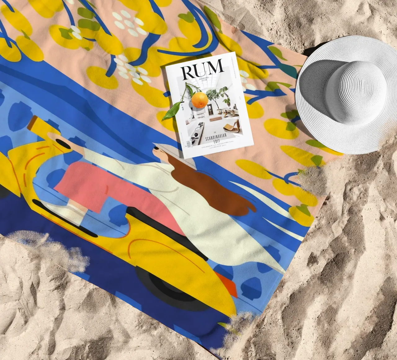 Allegro banchetto mattutino telo mare da Prism Palette