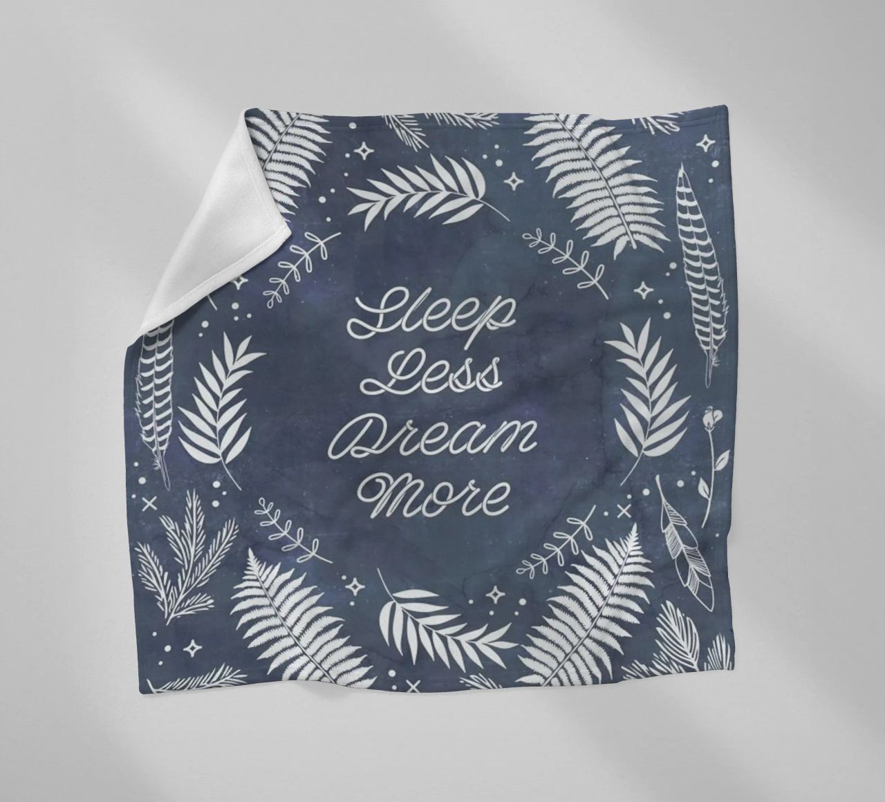 Sleep Less coperta in pile da cafelab