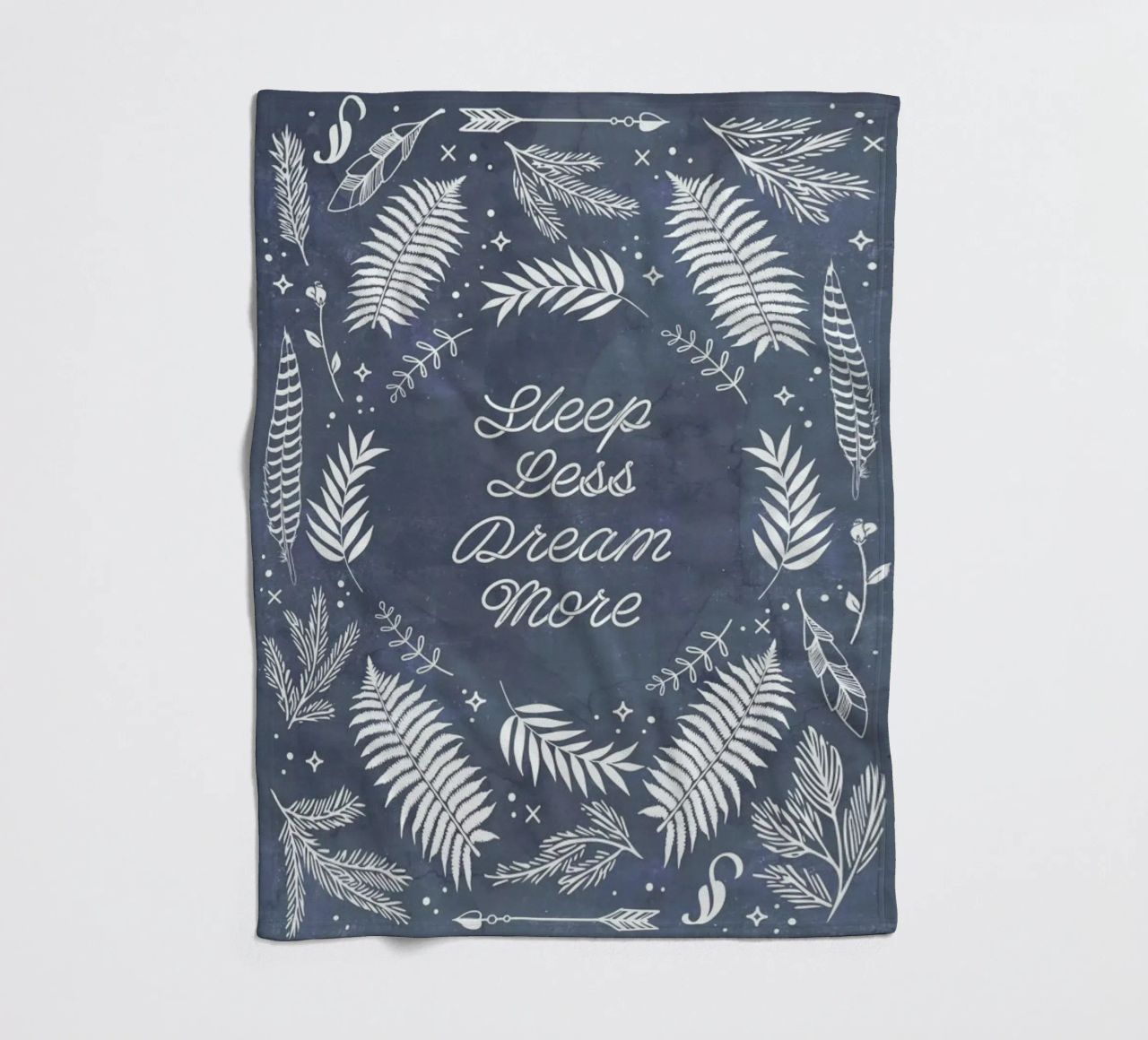 Sleep Less coperta in pile da cafelab
