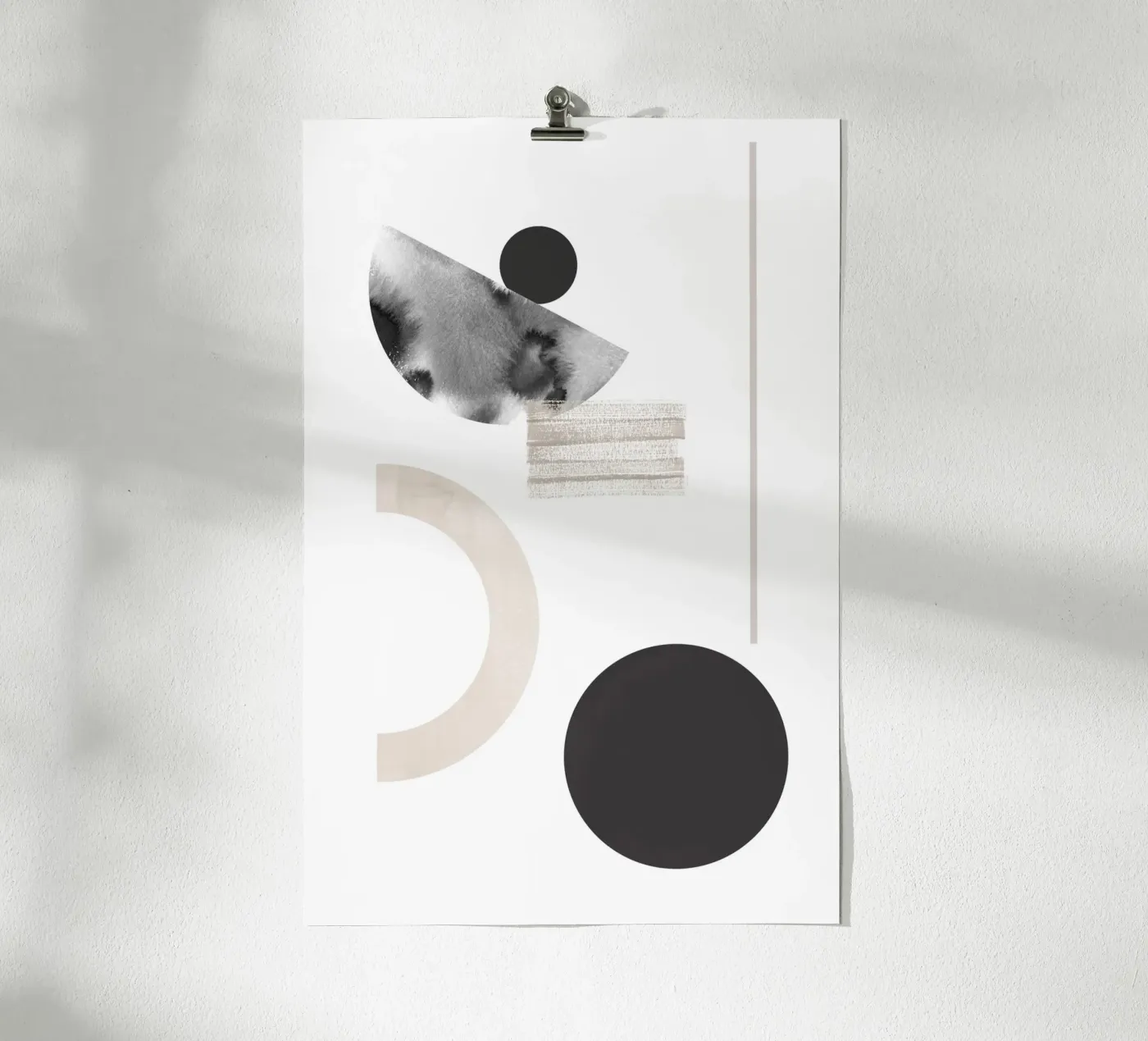 Abstract Black poster by KRUTH DESIGN