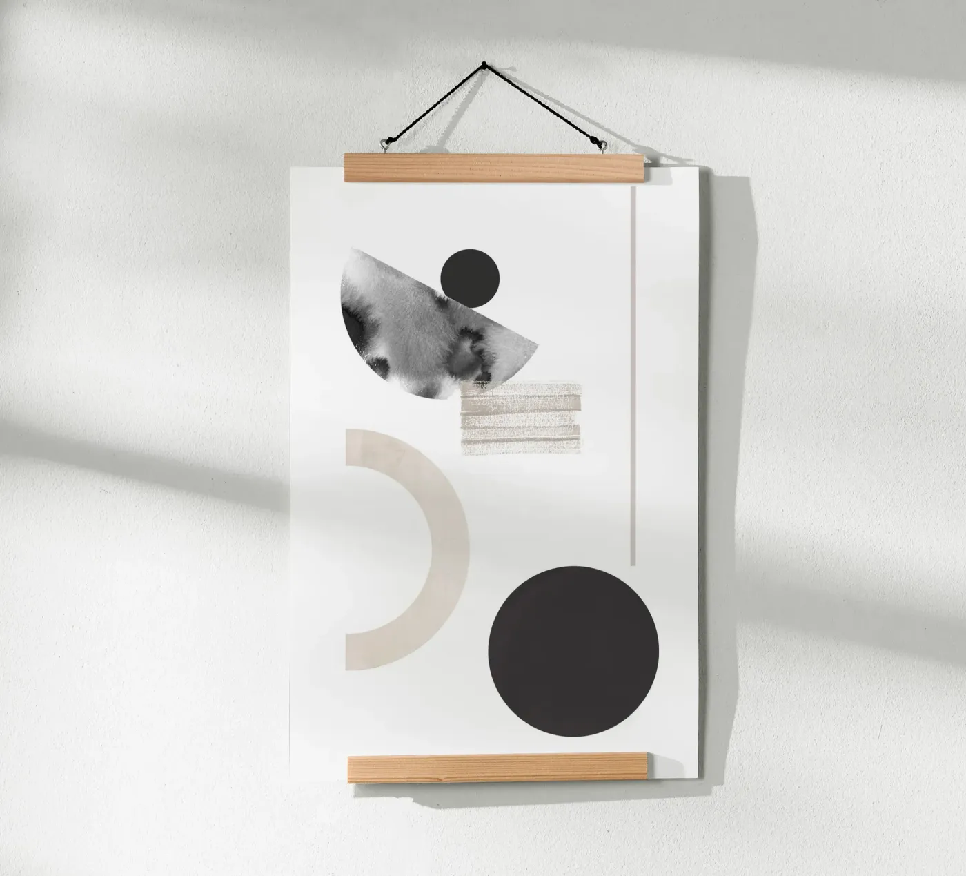 Abstract Black poster by KRUTH DESIGN